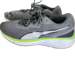 Puma Aviator ProFoam Men’s Running Shoes 9.5 Gray Green White